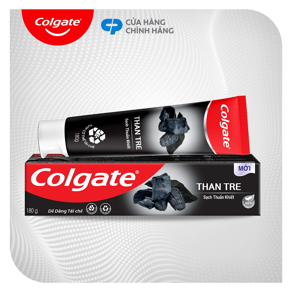 Ảnh Bộ 4 Kem đánh răng Colgate thiên nhiên Than tre Hàn Quốc khử mùi diệt khuẩn 180g 3