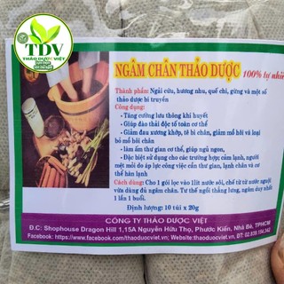 Combo 10 gói túi lọc x 20g Ngâm chân thảo dược túi lọc Thảo Dược Việt