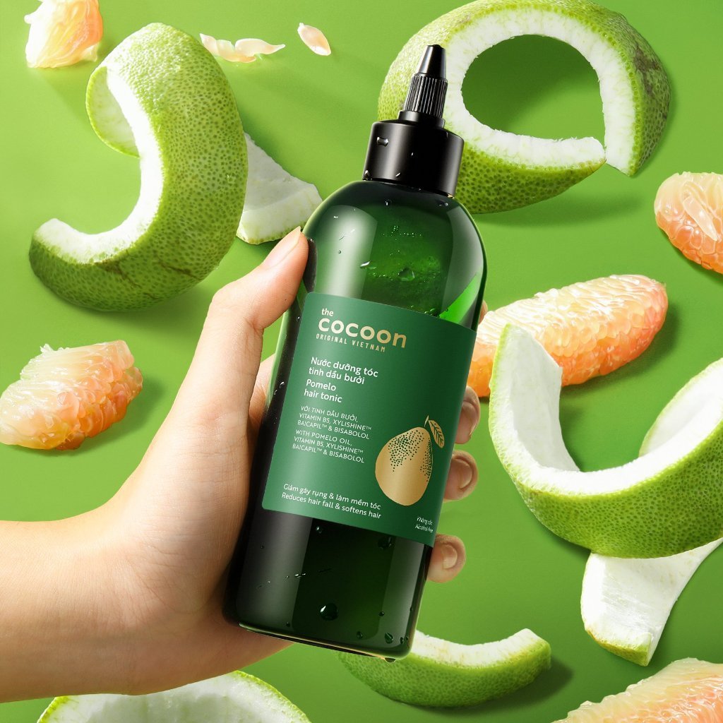 Ảnh Bigsize Nước dưỡng tóc tinh dầu bưởi pomelo cocoon 310ml thuần chay - Bản Nâng Cấp 3