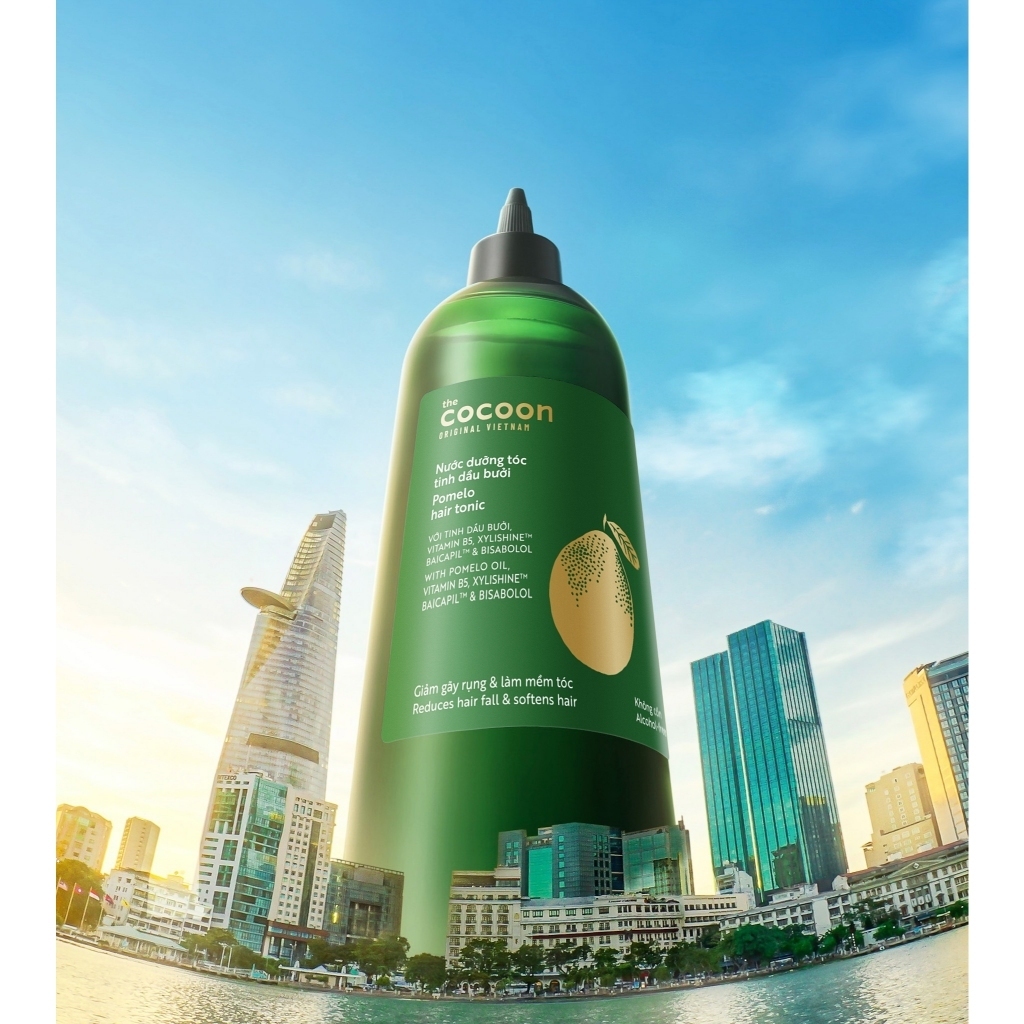 Ảnh Bigsize Nước dưỡng tóc tinh dầu bưởi pomelo cocoon 310ml thuần chay - Bản Nâng Cấp 2