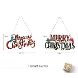 Chữ Merry Christmas gỗ đẹp phong cách DIY trang trí Giáng Sinh