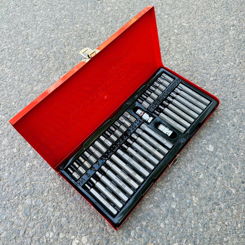 Bộ Tuýp Lục Giác & Hoa Thị 40 Chi Tiết EUROKING TOOLS – Thép S2 Nhiệt Luyện, Đầu Tuýp Ngắn & Dài