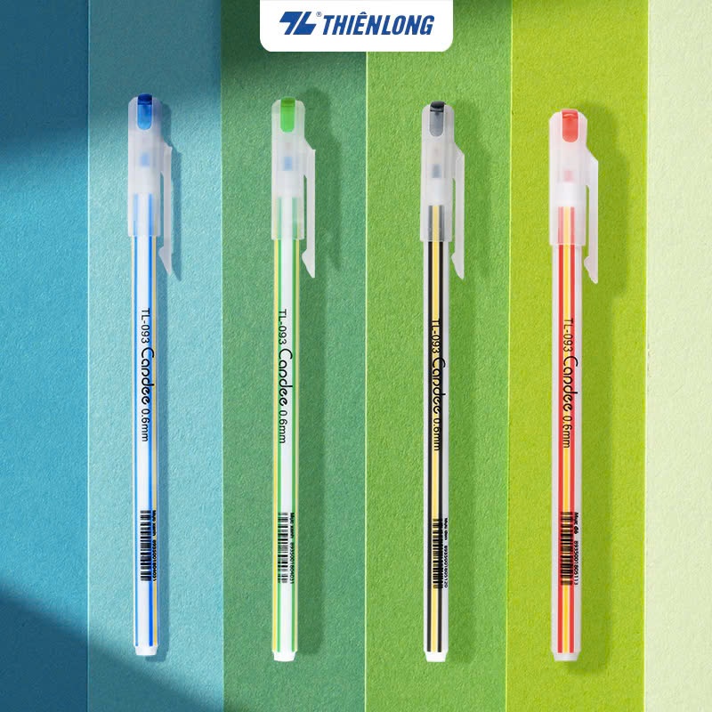 Combo 20 Bút bi TL-093 ngòi 0.6mm, êm trơn, đều mực
