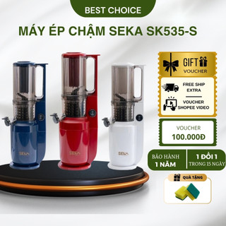 Máy ép chậm SEKA SK535 máy ép chậm trái cây công suất 250W ép kiệt bã ,làm kem,làm sinh tố