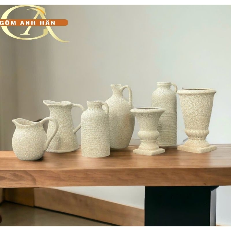 (Giá Huỷ Diệt) Bình gốm cổ alentic đa dạng mẫu cắm trang trí, decor mọi nơi, lọ hoa gốm Bát tràng
