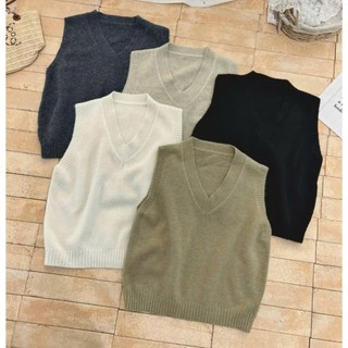 247Store - Áo Ghile Nữ Len Lông Thỏ Cổ Chữ V Mềm Mịn Gile837_P7K3