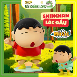Đồ Chơi Vặn Cót Shin Bút Chì Shin Chan Shin Bò Bằng Cót Lắc Đầu Vui Nhộn Crawling Crayon - BỐ KHỦNG LONG