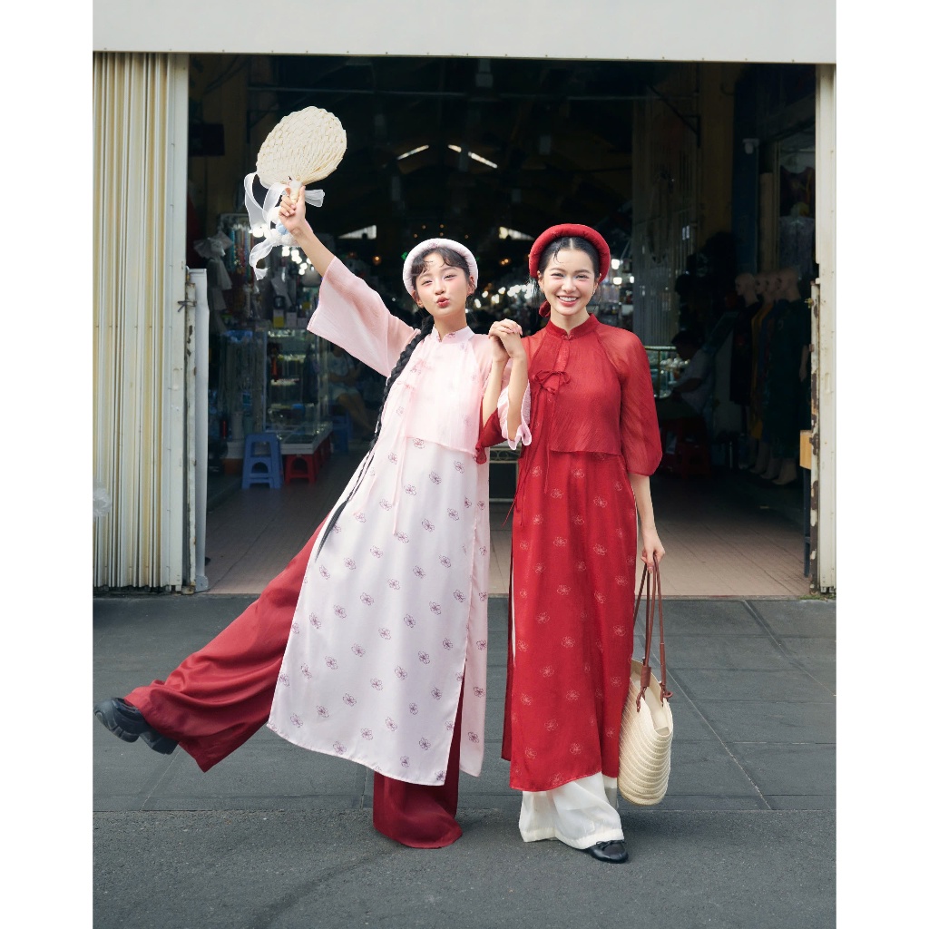 Remmus - Quần áo dài tơ 2 lớp women