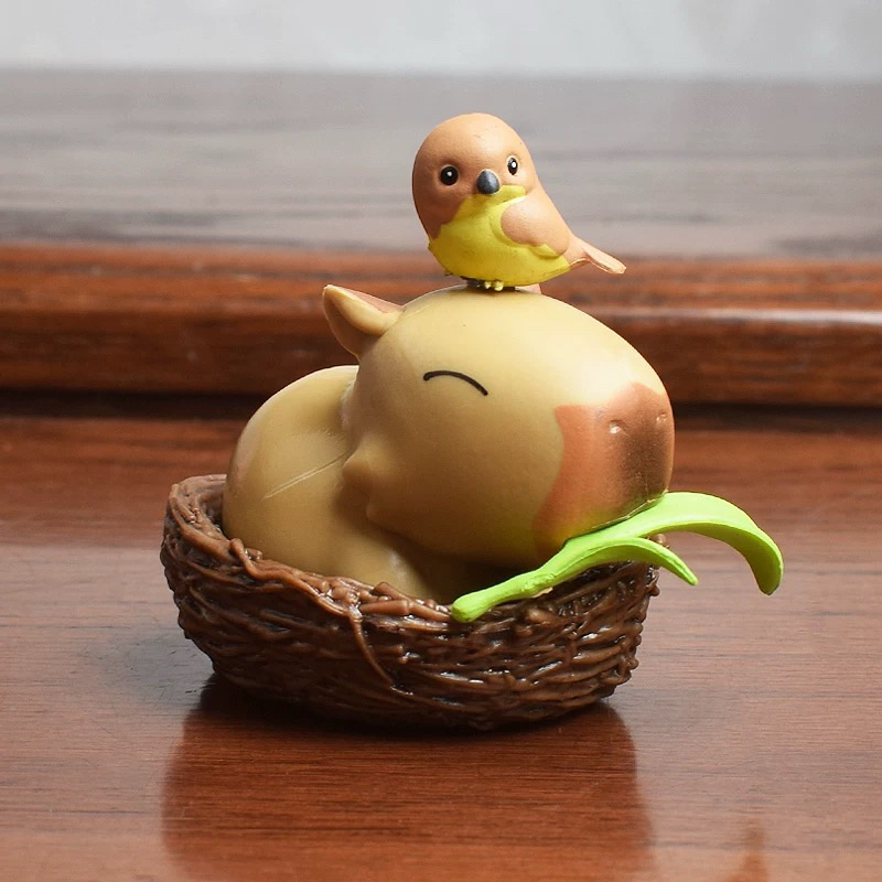 Blindbox sét 7 mô hình capybara chuột đại chiến capybara, bộ sưu tập mô hình capybara hottrend trang trí derco