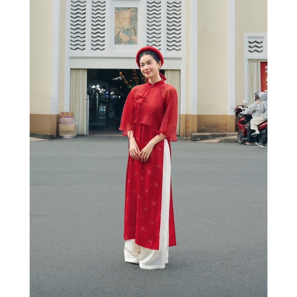 Remmus - Quần áo dài tơ 2 lớp women