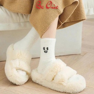 Tất nữ lông chồn 5 biểu cảm kute cổ cao dày dặn - Tất, vớ nữ T 806 /  T901 BC_CHIC LINGERIE