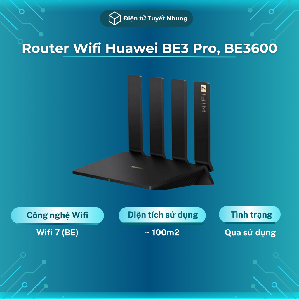 Router Wifi Huawei BE3 Pro Chuẩn BE3600, Có Mesh, Qua Sử Dụng - Cục ...