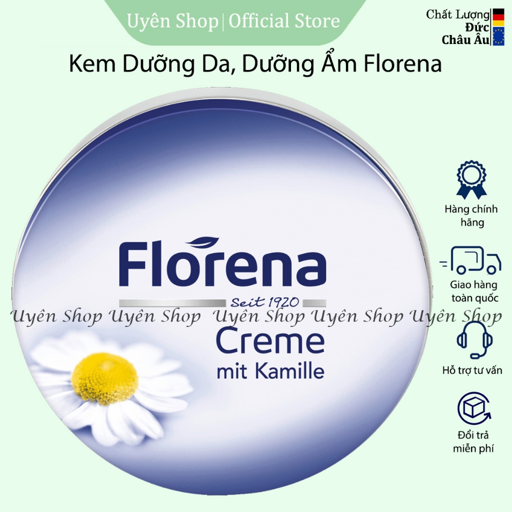 Kem dưỡng ẩm Florena từ hoa cúc, chăm sóc da, bảo vệ da, hàng Đức ...