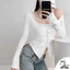Áo kiểu nữ tay dài cuốn biên phối nút DuyLinh kèm áo 2 dây mặc trong cực xinh vải mềm mại DL16TD
