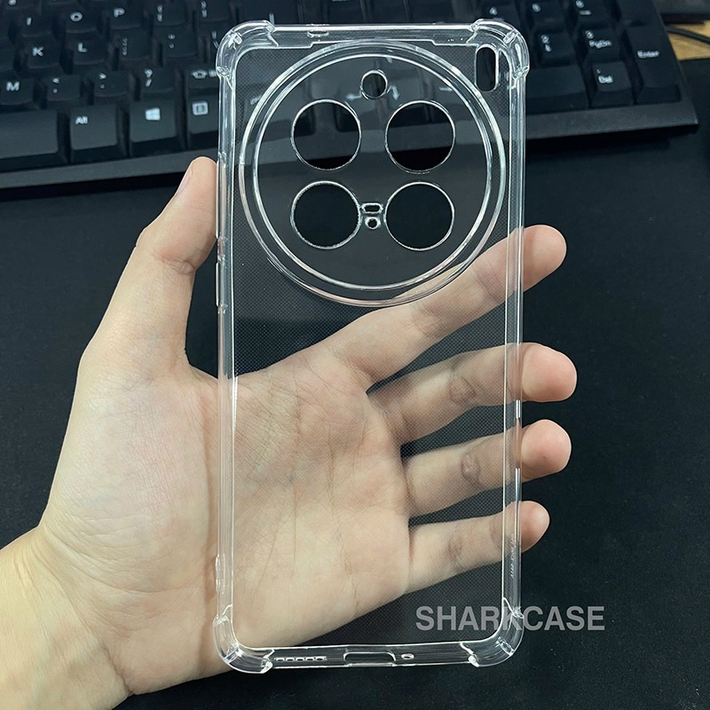 Ốp lưng Vivo X200, X200 Pro mini 5G chống sốc silicon dẻo trong suốt Vỏ bao điện thoại vv