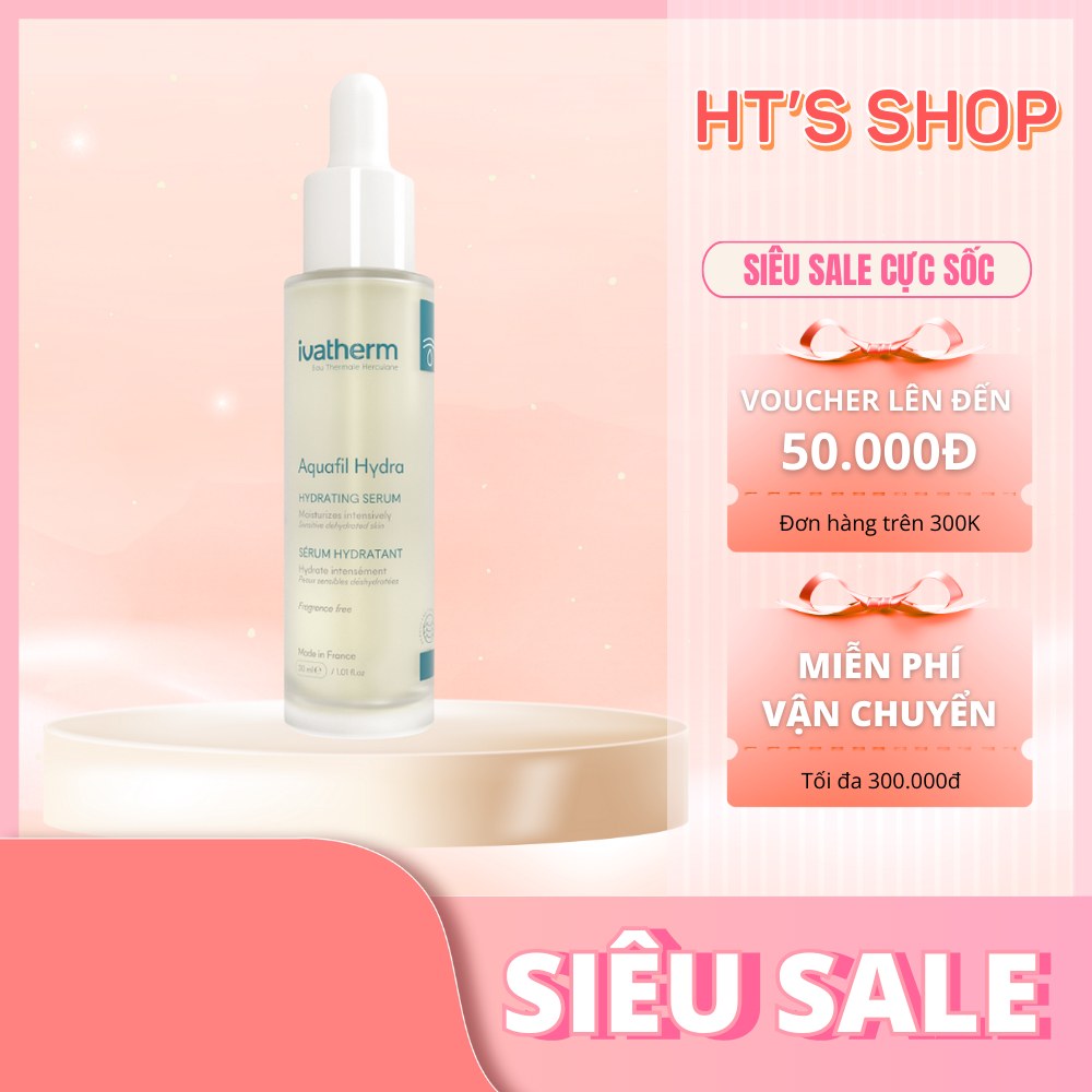 Serum HA Ivatherm Aquafil Serum Cấp Nước Dưỡng Ẩm Cung Cấp Độ Ẩm Tối Ưu ...