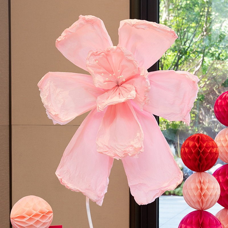 Hoa giấy khổng lồ decor trang trí sự kiện, lễ tết, đám cưới, sinh nhật - Kem Shop K44