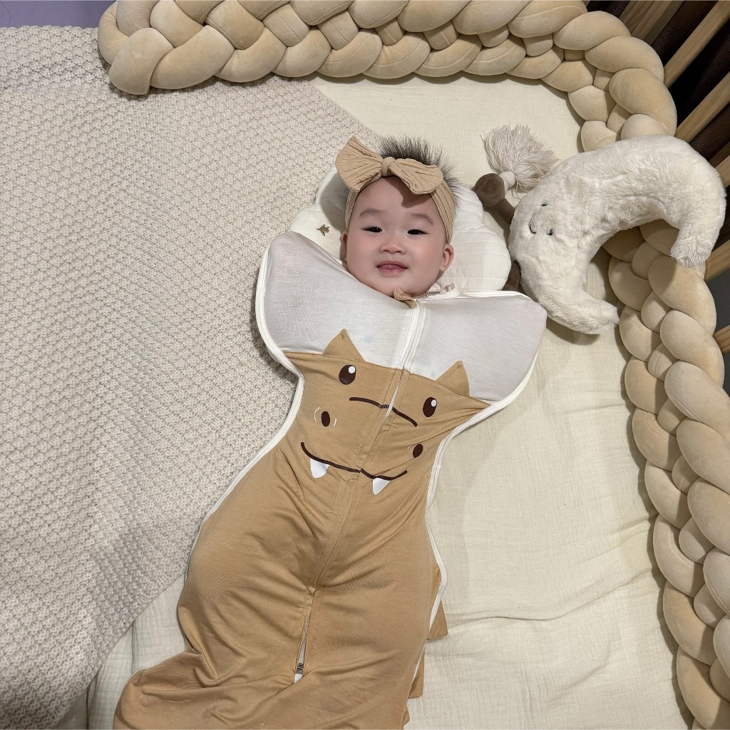 Nhộng Chũn Unbee PikaLong Mềm Mát Chống Giật Mình Cho Bé Sơ Sinh Từ 3-9Kg
