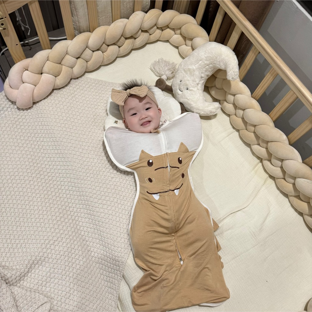 Nhộng Chũn Unbee PikaLong Mềm Mát Chống Giật Mình Cho Bé Sơ Sinh Từ 3-9Kg