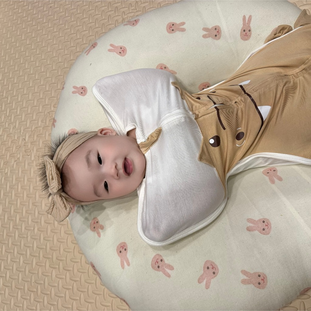 Nhộng Chũn Unbee PikaLong Mềm Mát Chống Giật Mình Cho Bé Sơ Sinh Từ 3-9Kg