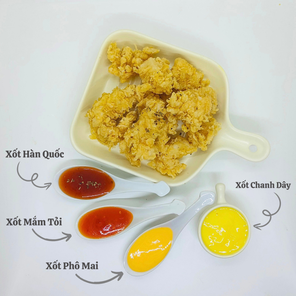 Xốt Trứng Muối Hoàng Kim Tanzy Foods 500g, dùng trực tiếp phù hợp đồ chiên nướng...