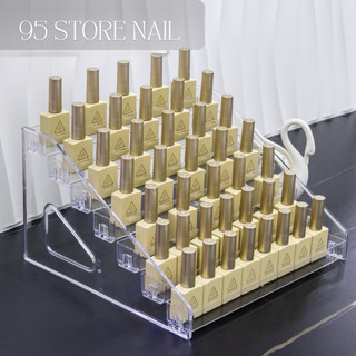 Kệ meka đựng chai sơn - kệ 7 tầng trưng bày sơn gel màu trong suốt