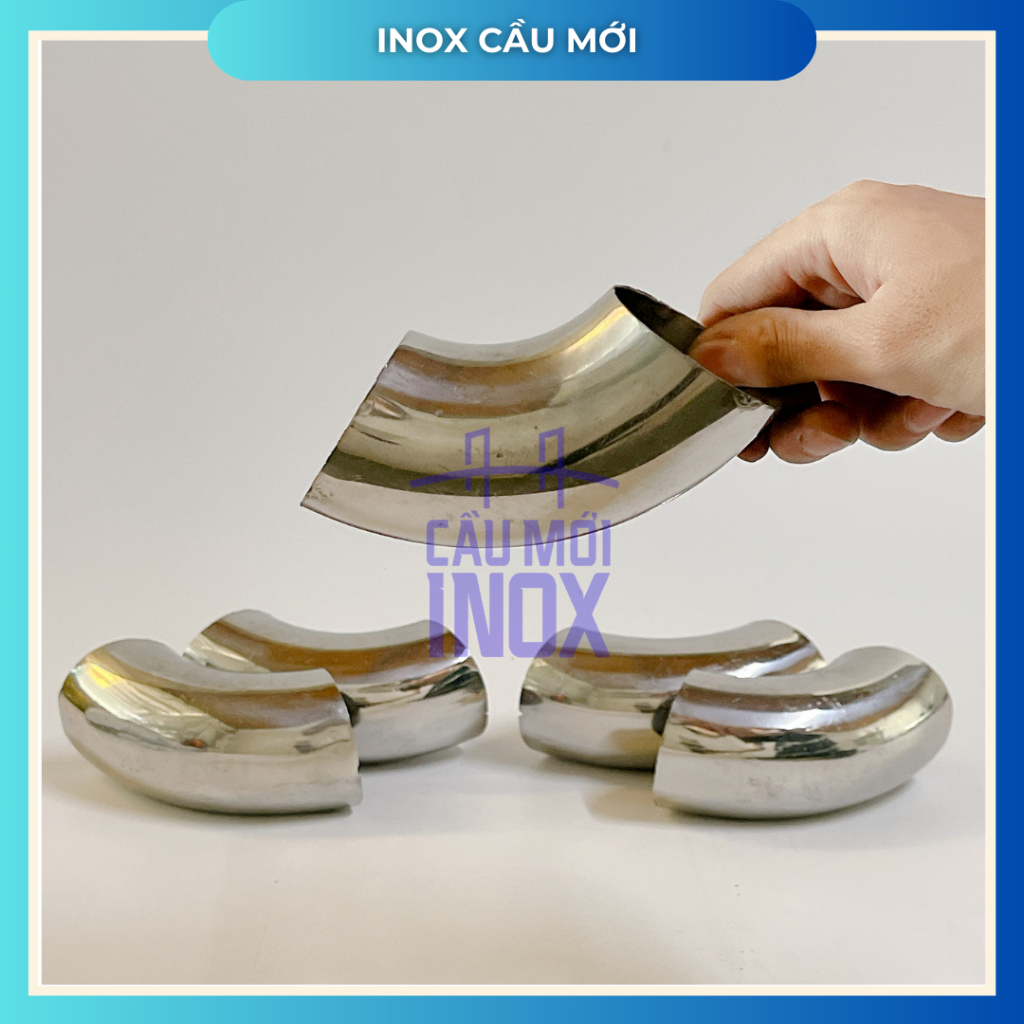 Cút Inox 304 (Việt Nam) - Kích Thước D76-D89 | Cút Hàn, Co Inox 90 độ chất lượng cao, hàng dày