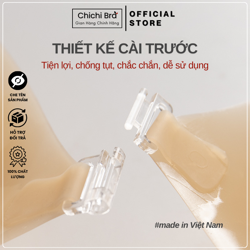 Miếng Dán Ngực Siêu Mỏng Tàn Hình Có Lỗ Thoáng Khí Sử Dụng Được Nhiều Lần Cao Cấp ChichiBra - 4951