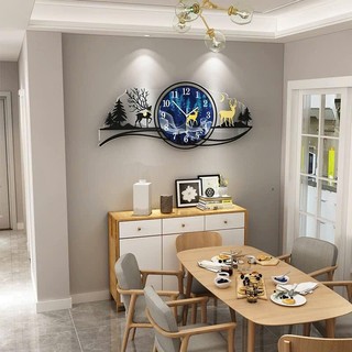 (Mới 2026) Đồng hồ treo tường sang trọng trang trí phòng khách/ Đồng hồ cao cấp/ Đồng hồ decỏ đẹp