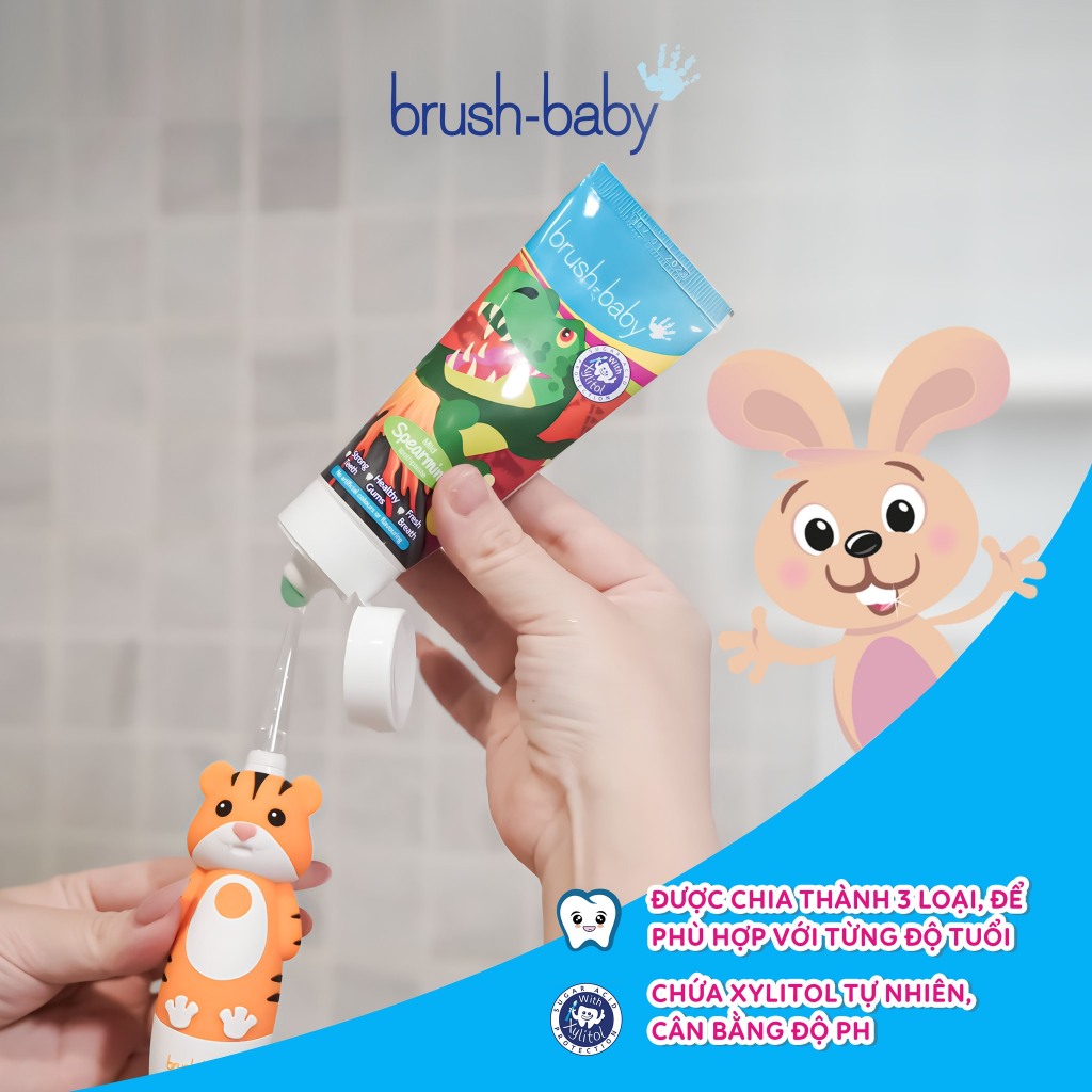 Ảnh Brush-Baby Kem đánh răng có Fluoride cho bé ở mọi độ tuổi 50ml 2