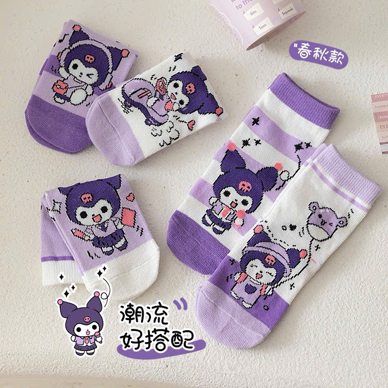 tất cho bé gái.  Sét 10 đôi tất trẻ em hoạt hình kurOmi, melody