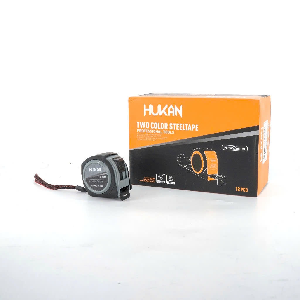 [CHÍNH HÃNG] Thước cuốn thép 5m Hukan HK-MTM005m DÙNG TRONG thi công, thiết kế, xây dựng chiều dài tối đa 5m