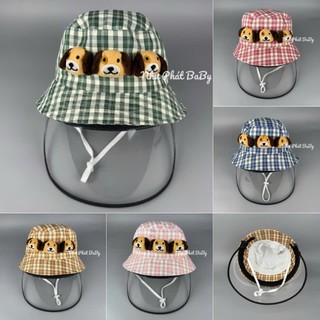 [ 1-2 TUỔI ] NÓN CHỐNG DỊCH CON THỎ CHO BÉ TRAI BÉ GÁI - MŨ CHẮN GIỌT BẮN CHO TRẺ EM