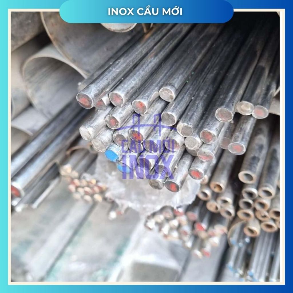 Trục tròn đặc inox 304 phi 3, 4mm - chiều dài 1m/1.2m/1.5m