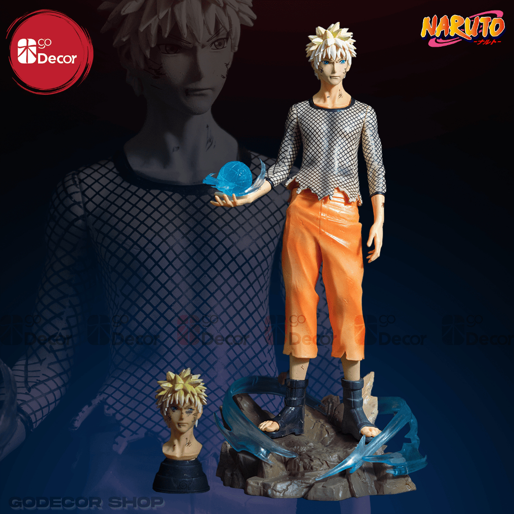 Mô Hình Naruto Thi Triển Rasengan 2 Đầu Thay Thế Cao 30cm | Figure ...