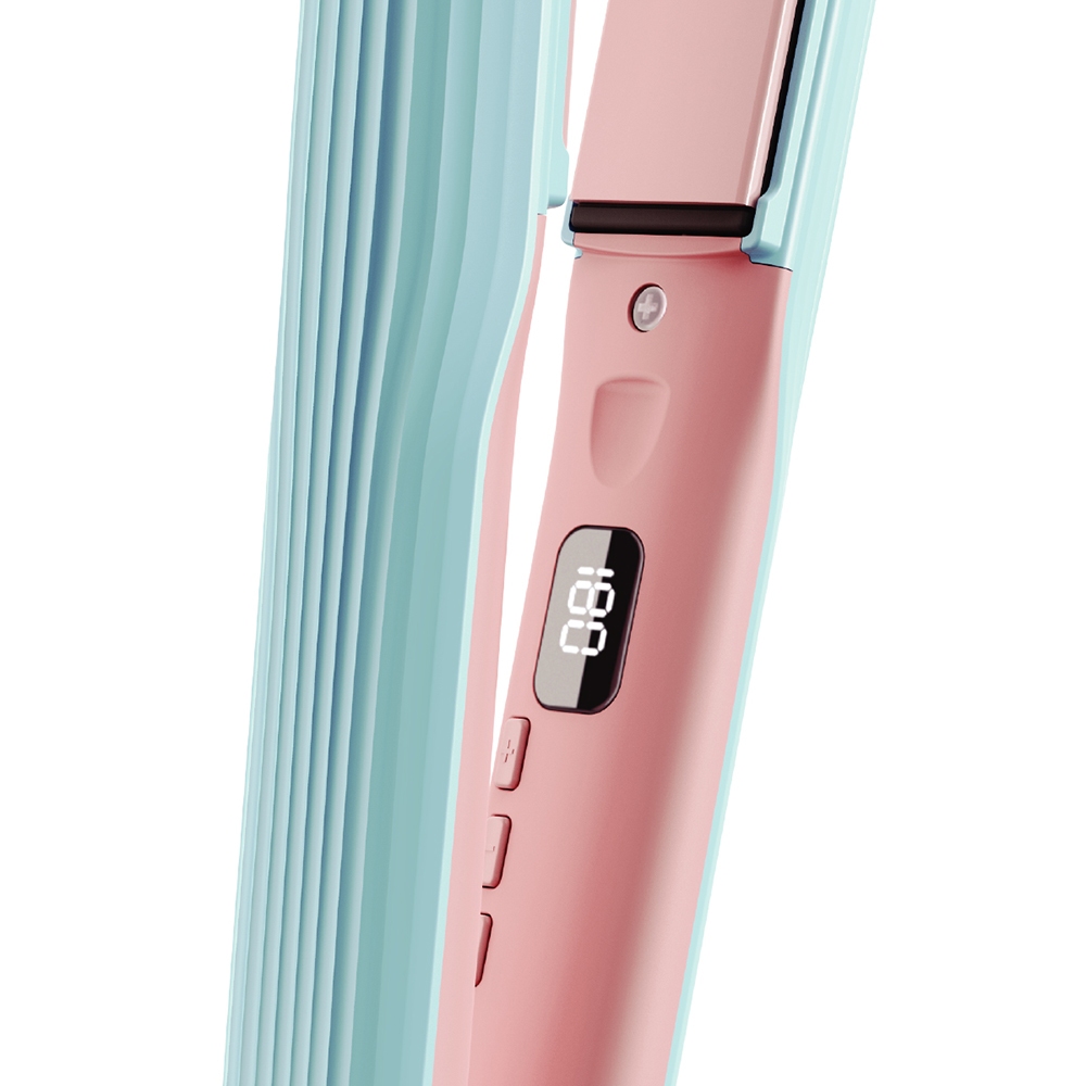 Máy duỗi tóc Ion Âm LocknLock Hair Straightener 220V, 50Hz, 42W ENA222BLU Màu xanh dương - K-MALL