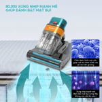 Máy hút bụi giường nệm EYSIN S30 Lực hút 21k PA, đèn UV khuẩn, Lõi lọc HEPA đa tầng, Cốc bụi đôi — ảnh 5
