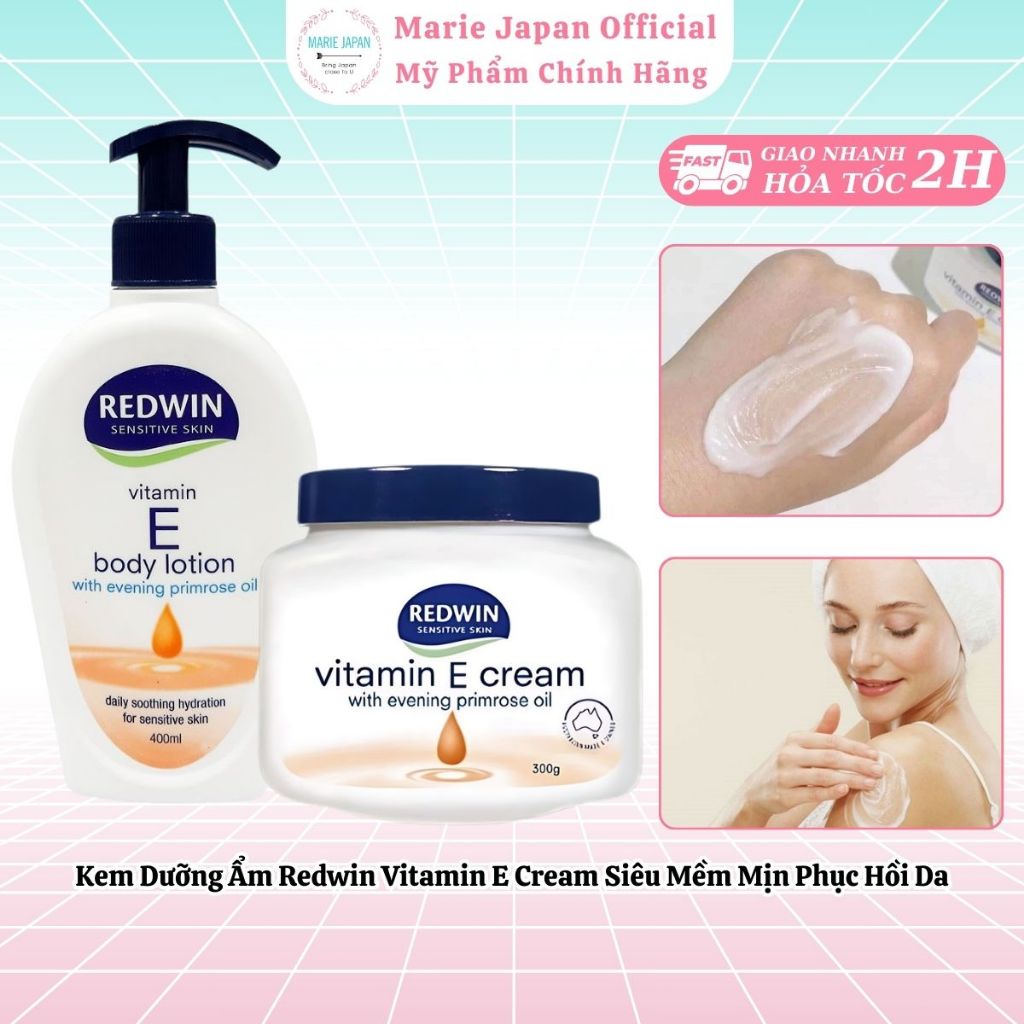 Kem Dưỡng Ẩm Redwin Vitamin E Cream Siêu Mềm Mịn Phục Hồi Da Úc ...