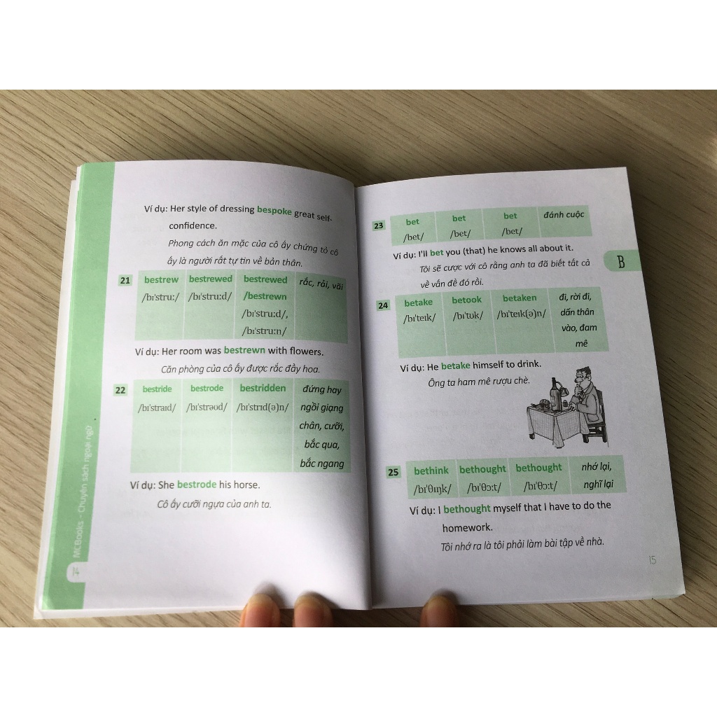 Ảnh Sách - 360 Động Từ Bất Quy Tắc Và 12 Thì Tiếng Anh Cơ Bản - MCBooks 2