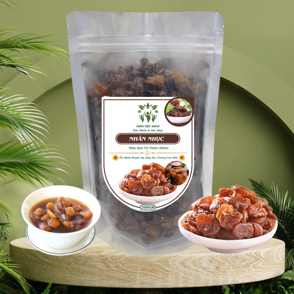 ✅[HÀNG LOẠI 1] Nhãn Nhục Khô Hưng Yên 1Kg Vàng Đẹp Thượng Hạng Cánh Dày Thơm Ngon