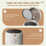 Nồi Cơm Điện Tử Bear Lòng Nồi 6 Lớp Đa Năng Nấu Cơm Nấu Cháo Hầm Hấp Hâm Nóng Hẹn Giờ Lòng Nồi 1.2L SB-NC30B — ảnh 5
