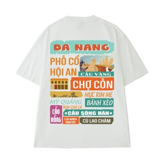 Áo Thun NGỐ TEE 63 Tỉnh Thành - Tỉnh ĐÀ NẴNG Form Unisex Rộng Rãi Vải Cotton 75 Thoáng Mát