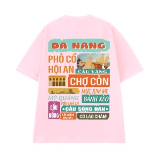 Áo Thun NGỐ TEE 63 Tỉnh Thành - Tỉnh ĐÀ NẴNG Form Unisex Rộng Rãi Vải Cotton 75 Thoáng Mát