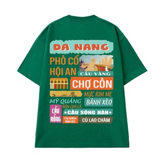 Áo Thun NGỐ TEE 63 Tỉnh Thành - Tỉnh ĐÀ NẴNG Form Unisex Rộng Rãi Vải Cotton 75 Thoáng Mát