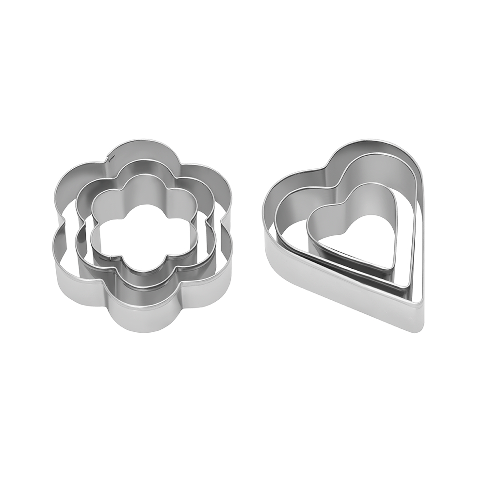 Bộ khuôn làm bánh bằng inox Elmich (nhiều hình)