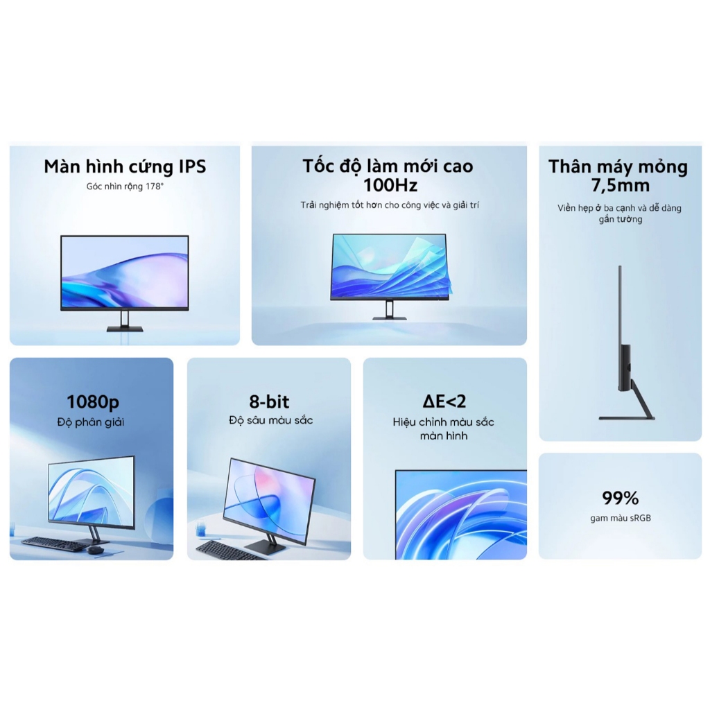 Ảnh Màn hình máy tính Xiaomi Monitor A27i EU ELA5345EU - Trải nghiệm giải trí và làm việc mượt mà 1