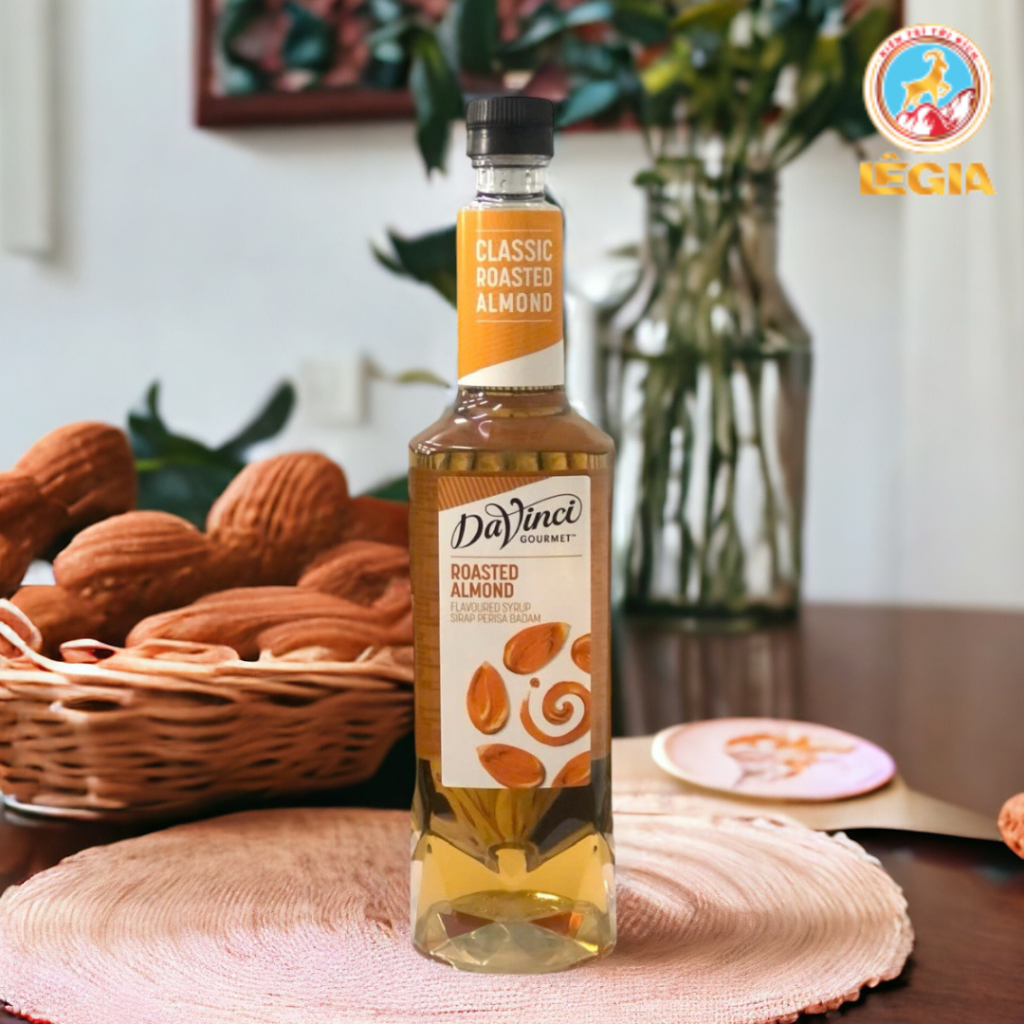 (Có mẫu chiết) Siro DAVINCI Hạnh Nhân Rang 750ML - Roasted Almond Sirup ...