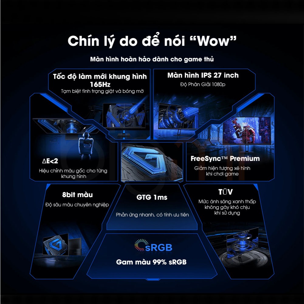 Ảnh Màn hình Gaming Xiaomi G27i EU-ELA5375EU 27inch FHD/IPS/165Hz/1ms 2