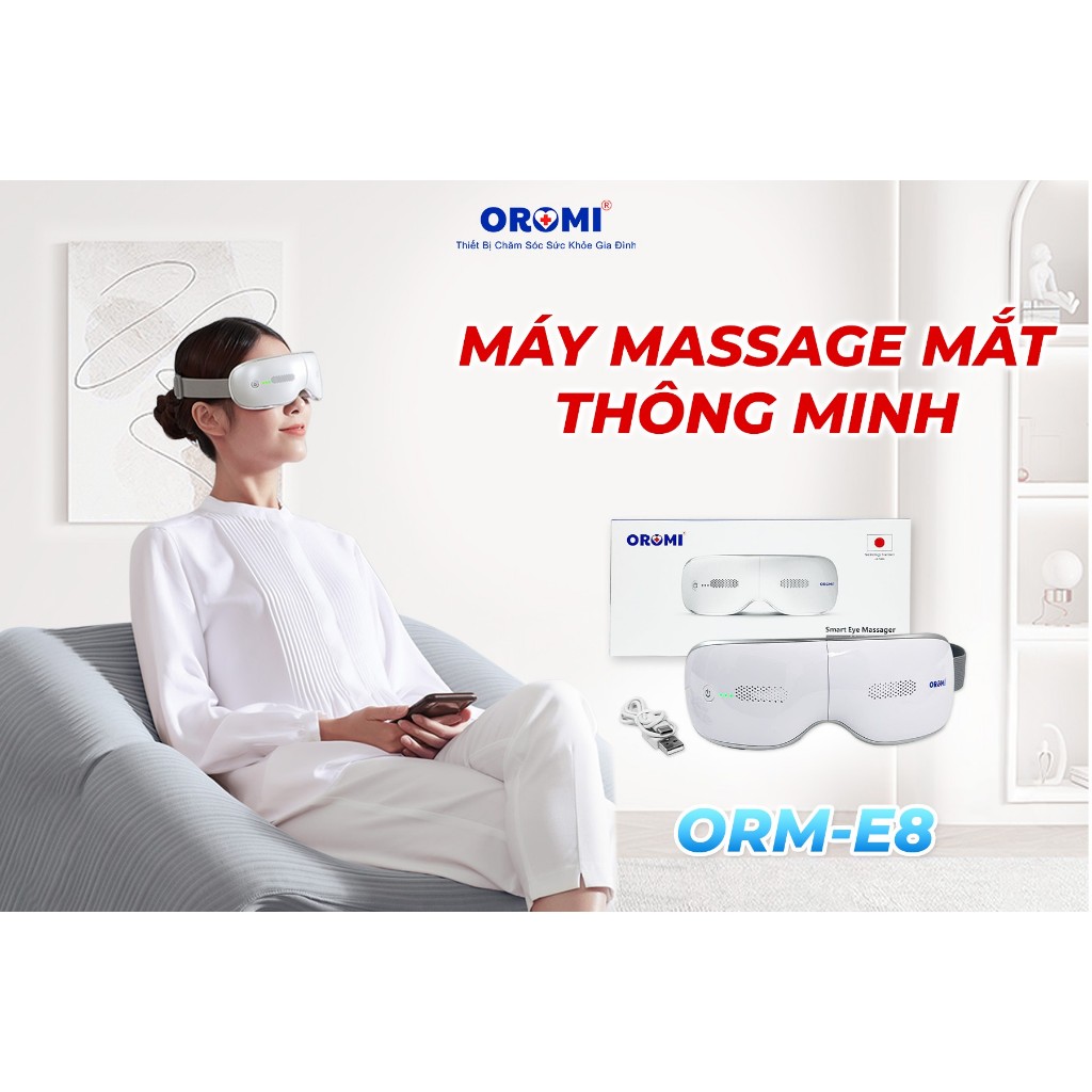 Máy Massage Mắt Thông Minh ORM-E8 - Có kết nối bluetooth nghe nhạc