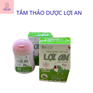Tắm Thảo Dược Lợi An Cho Bé Yêu Làm Sạch Da Ngừa Rôm Sảy, hăm tã, mẩn ngứa, viêm da, mụn kê, mụn sữa lọ 200ml